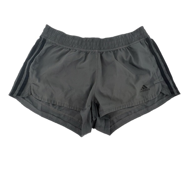 adidas Gray Dri Fit Athletic Shorts Size Medium Women’s - Picture 1 of 5